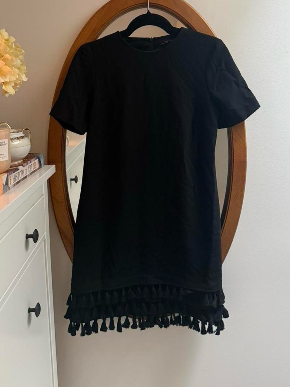 Zara Fringe Mini Dress - Picture 2 of 2
